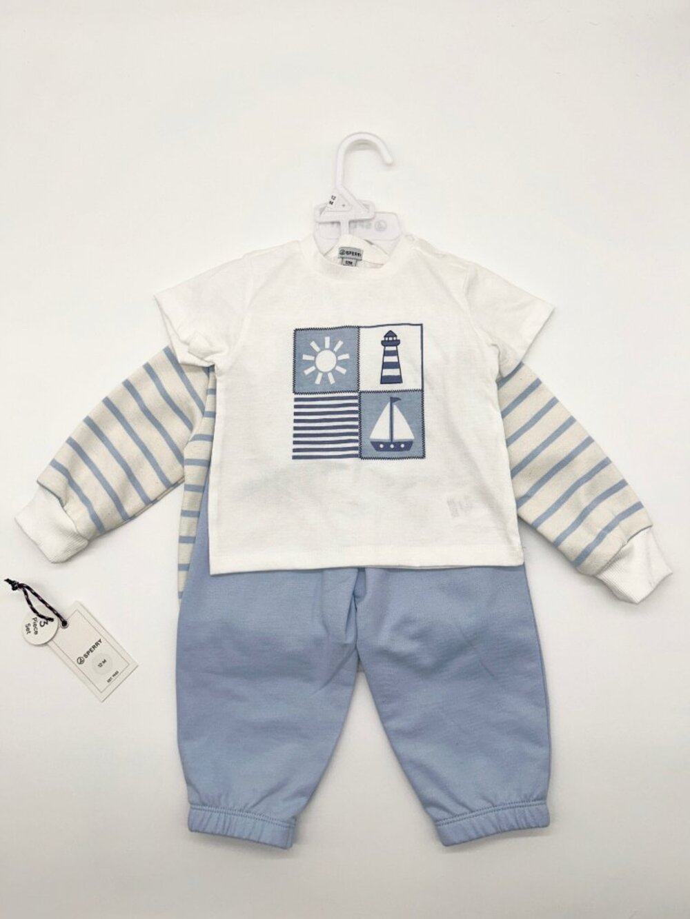 Sperry Unisex 12M 3pc Nautical Casual Set NWT